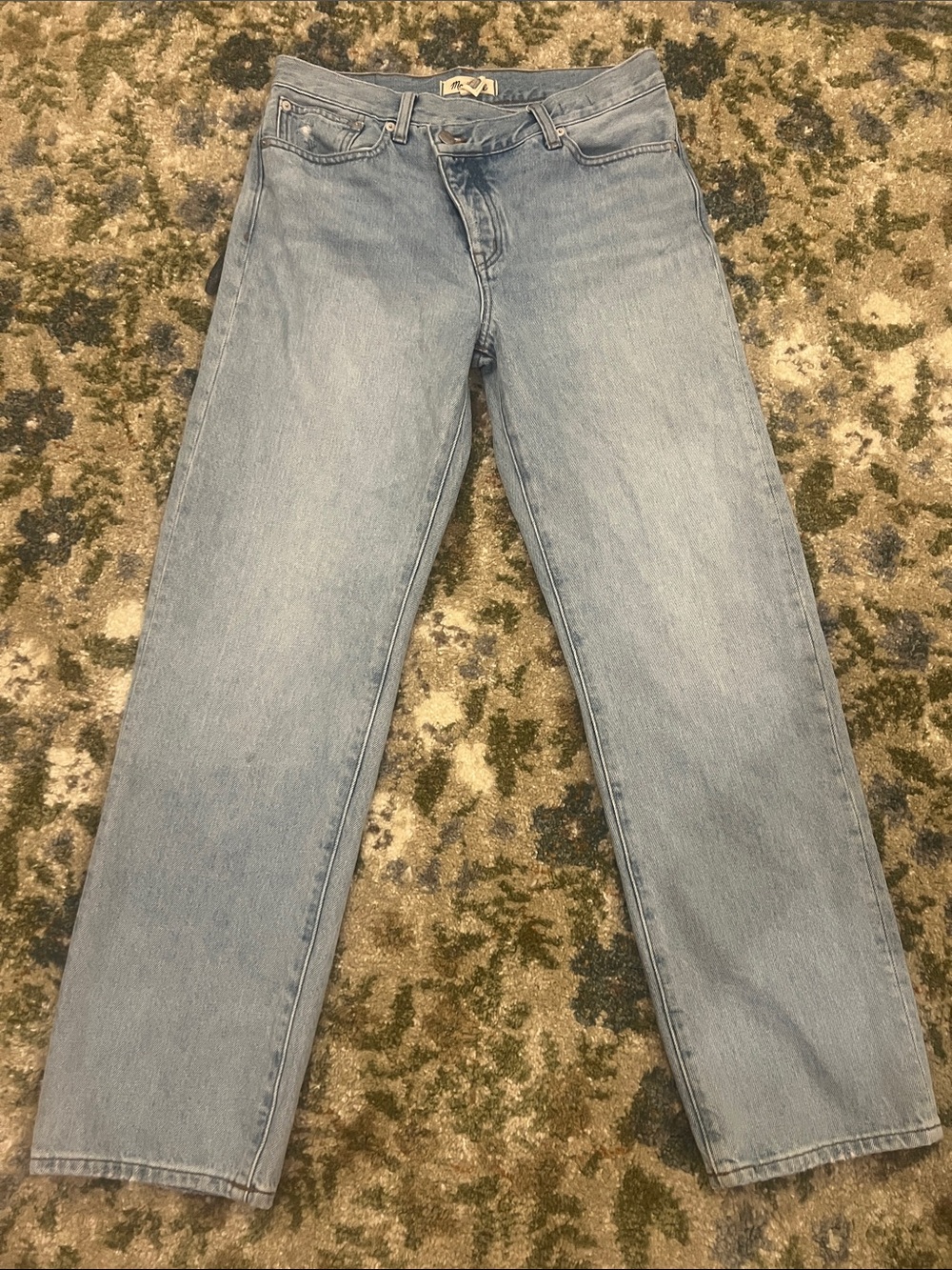 Madewell Low Slung Straight. Crossover waist. Size 26